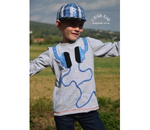 Stickdatei - Kopfhörer Doodle